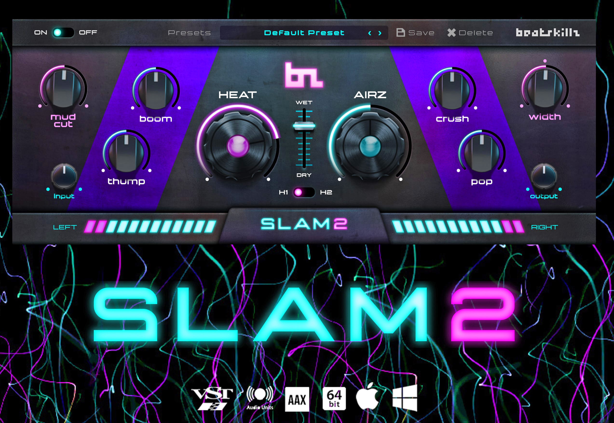 Beatskillz Slam 2 + Chorust (Mastering EQ/Exciter/Polisher)